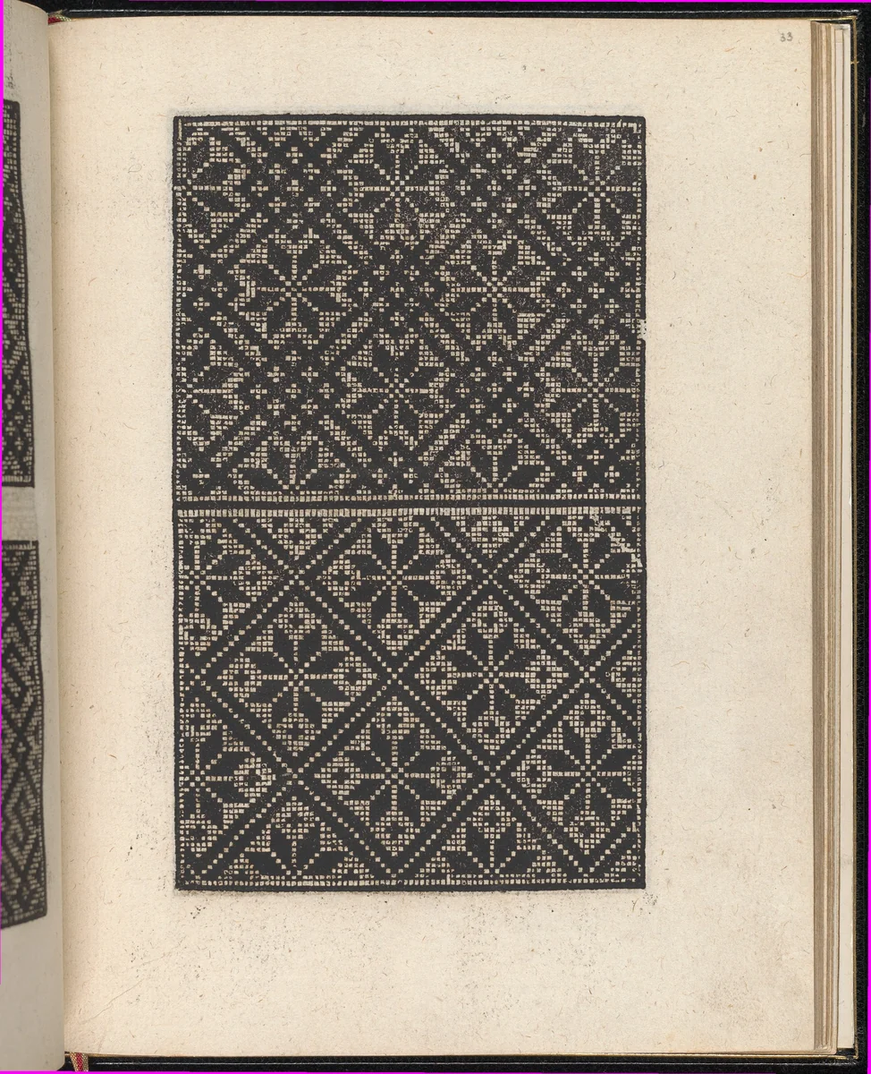 Page from Ein new kunstlich Modelbuch...(Page 33r) by Peter Quentel, book, 1544