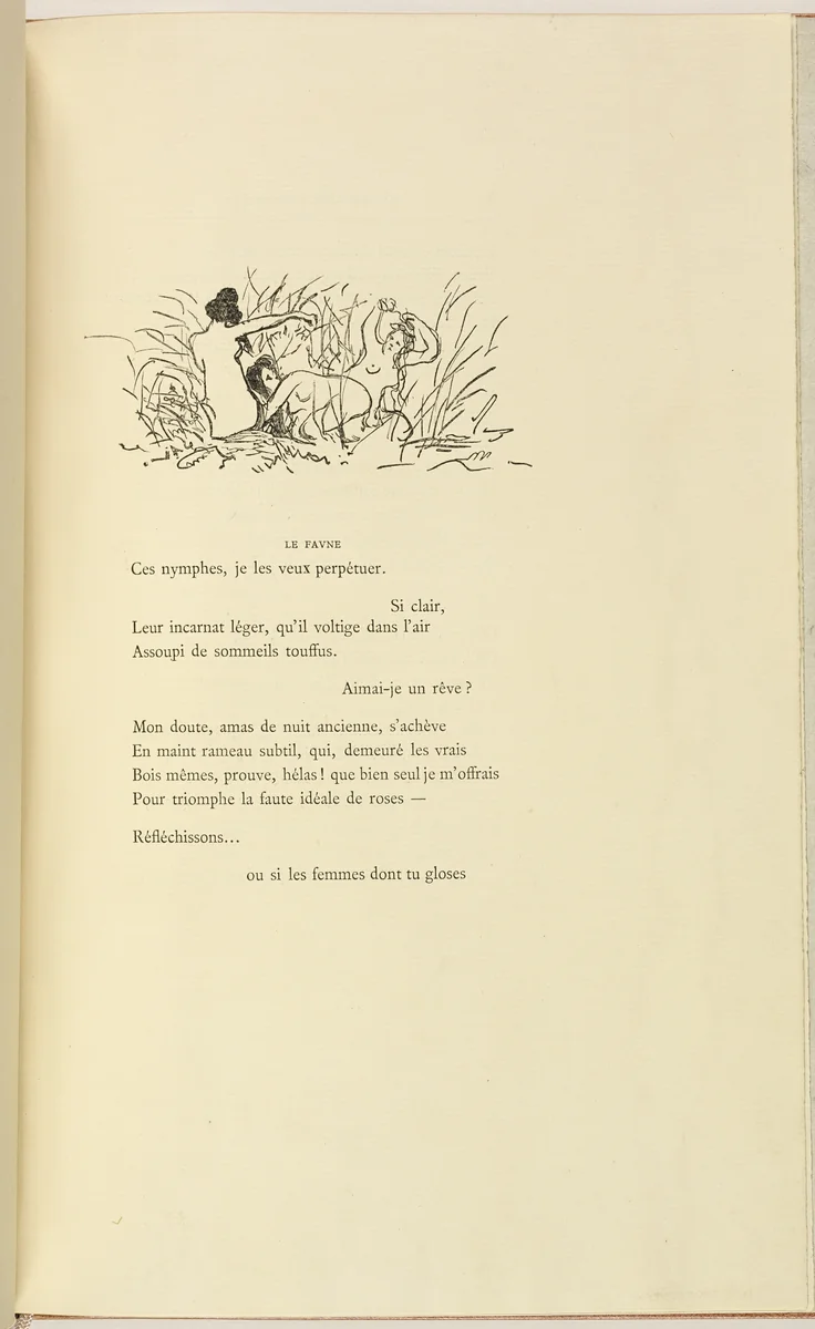 L'après-midi d'un faune by Stéphane Mallarmé, print, 1876