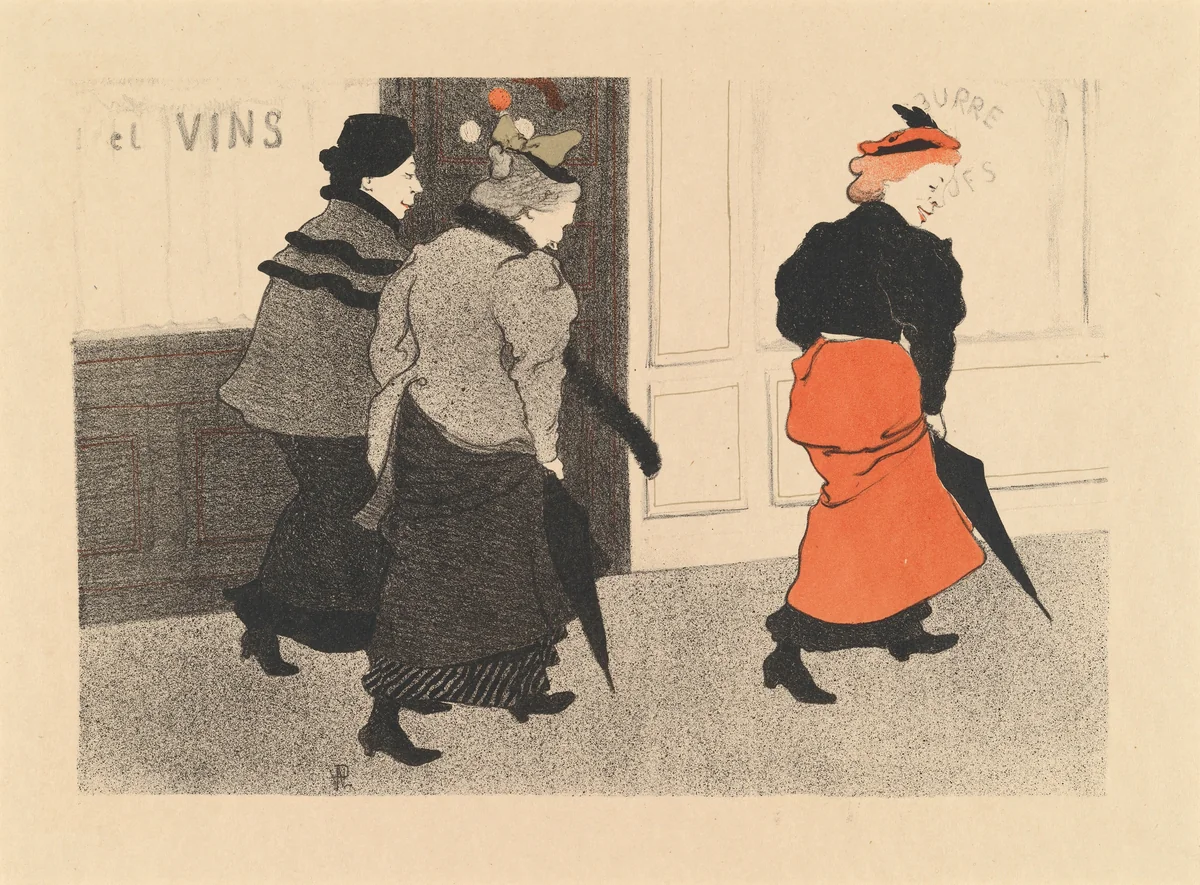 Milliners (Modistes) by Hermann Paul, print, 1894