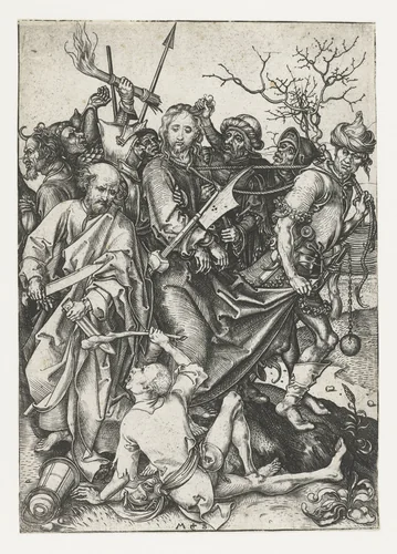 De gevangenneming by Unknown, print, 1470-1491