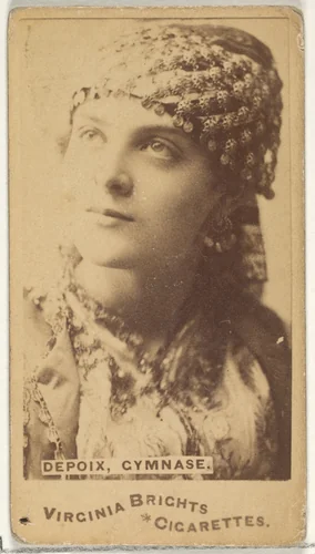 Depoix, Gymnage, from the Actors and Actresses series (N45, Type 1) for Virginia Brights Cigarettes by Allen & Ginter, photograph, 1885-1891