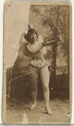 [Actress dressed as cupid], from the Actors and Actresses series (N145-8) issued by Duke Sons & Co. to promote Duke Cigarettes by W. Duke, Sons & Co., photograph, 1890-1895