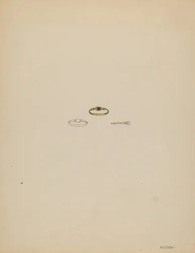Ring by Michael Fenga, index of american design, 1935-1942