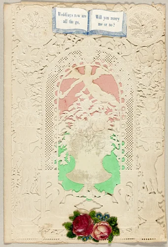 Weddings Now Are All the Go (valentine) by Thomas Wood, other, 1855-1860