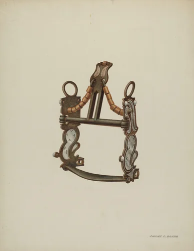 Bit with Curb by Frank C. Barks, index of american design, 1940