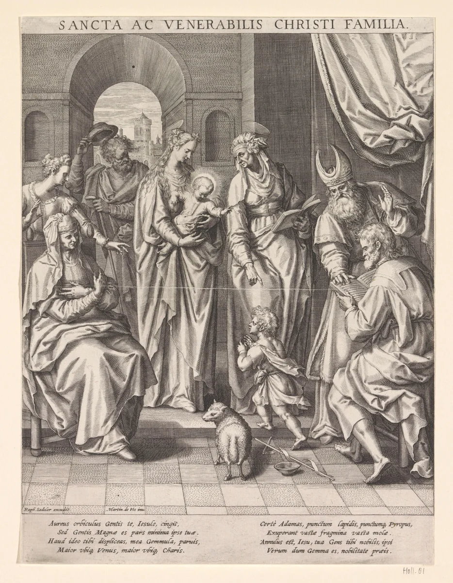 Heilig Maagschap by Unknown, print, 1570-1632