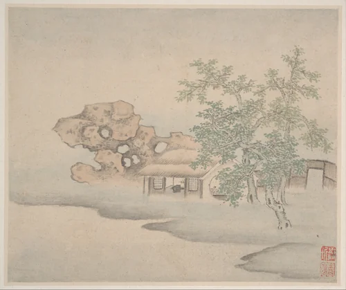 Landscapes by Fan Qi, painting, 1646