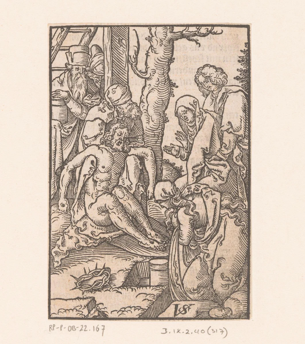 Bewening by Unknown, print, 1552