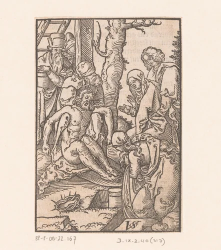 Bewening by Unknown, print, 1552