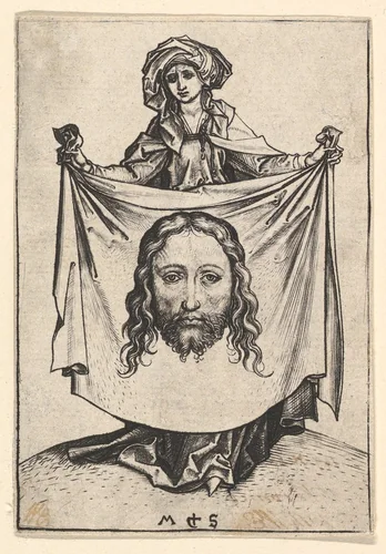 St. Veronica by Martin Schongauer, print, 1470-1491