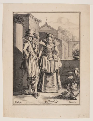 Le François (The French) by Cornelis van Kittensteyn, print, 1620-1640