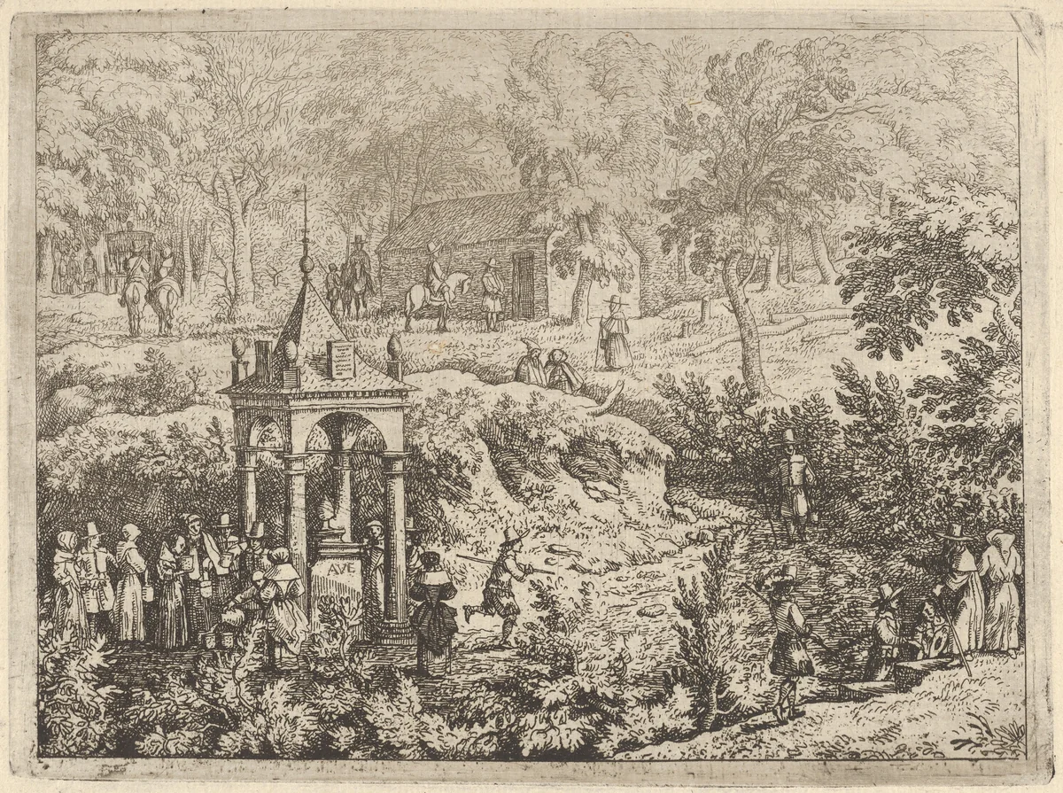 The Third Spring by Allart van Everdingen, print, 1621-1675