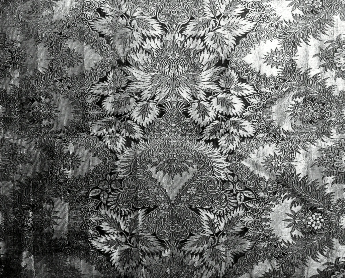 Fragment by Italy or France, textile, 1850-1900