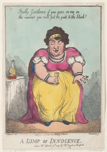 A Lump of Innocence by Thomas Rowlandson, print, 1809