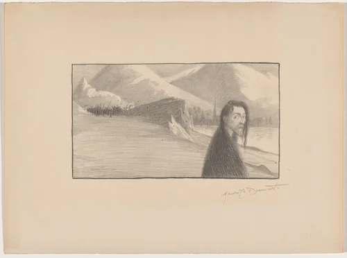 Brand, acte V (projet de programme) by Maurice Dumont, print, 1895