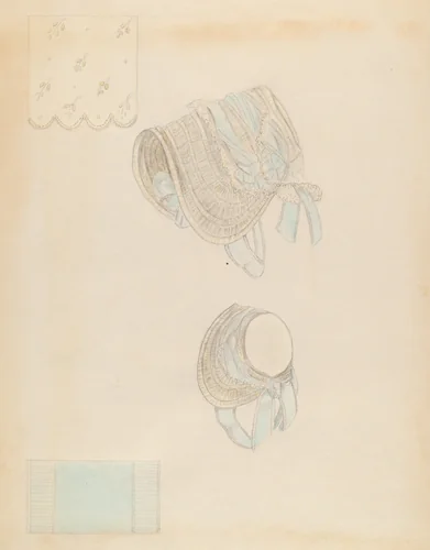 Bonnet by Margaret Concha, index of american design, 1935-1942