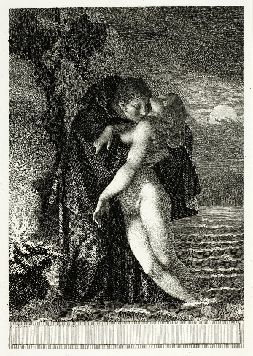 Phrosine and Mélidore by Pierre-Paul Prud'hon
Barthélemy Roger, print, 1797
