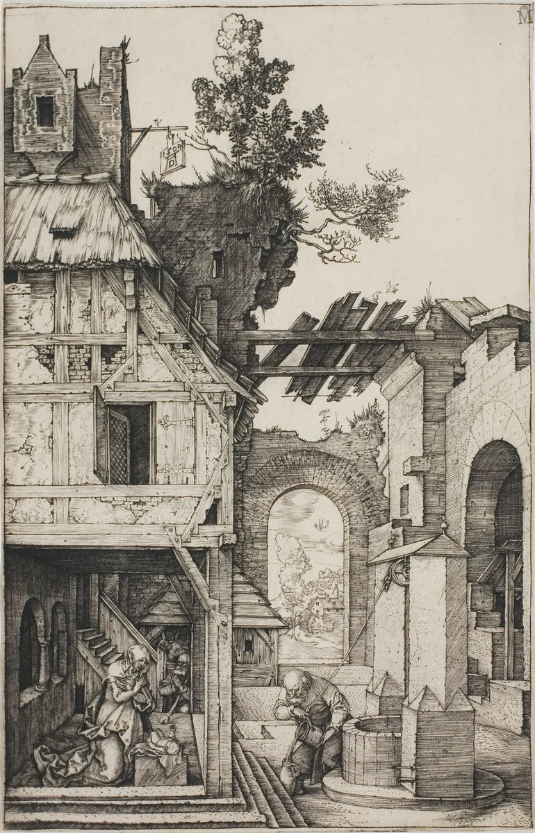 Nativity by Albrecht Dürer, print, 1504