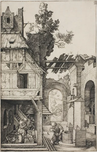 Nativity by Albrecht Dürer, print, 1504