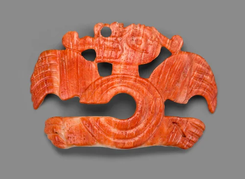 Nose Ornament in the Form of an Long-Nosed Saurian with C-shaped Body by Coclé Venado Beach, metalwork, 750-1250