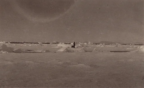 "The solitude of Melville Bay" by George P. Critcherson, John L. Dunmore, William Bradford, photograph, 1869