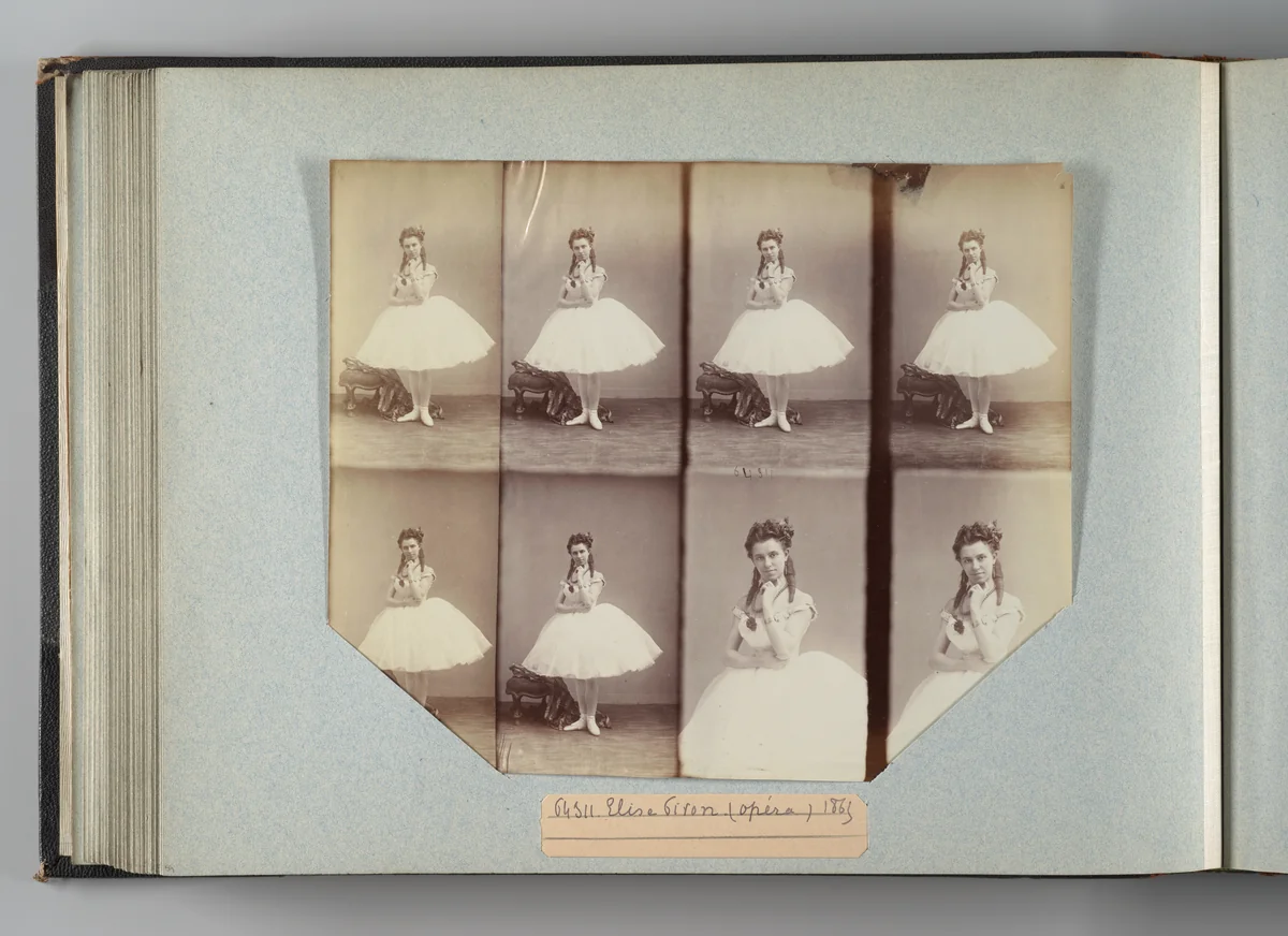 Elise Piron by André Adolphe-Eugène Disdéri, photograph, 1865