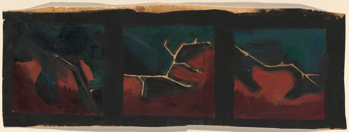 Study in Transparency by Morgan Russell, drawing, 1922