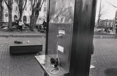 Street Map (#10) by Jim Goldberg, photograph, 1989
