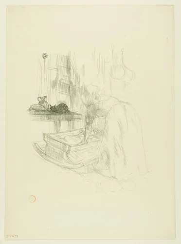 Lullaby, from Mélodies de Désiré Dihau by Henri de Toulouse-Lautrec, print, 1895