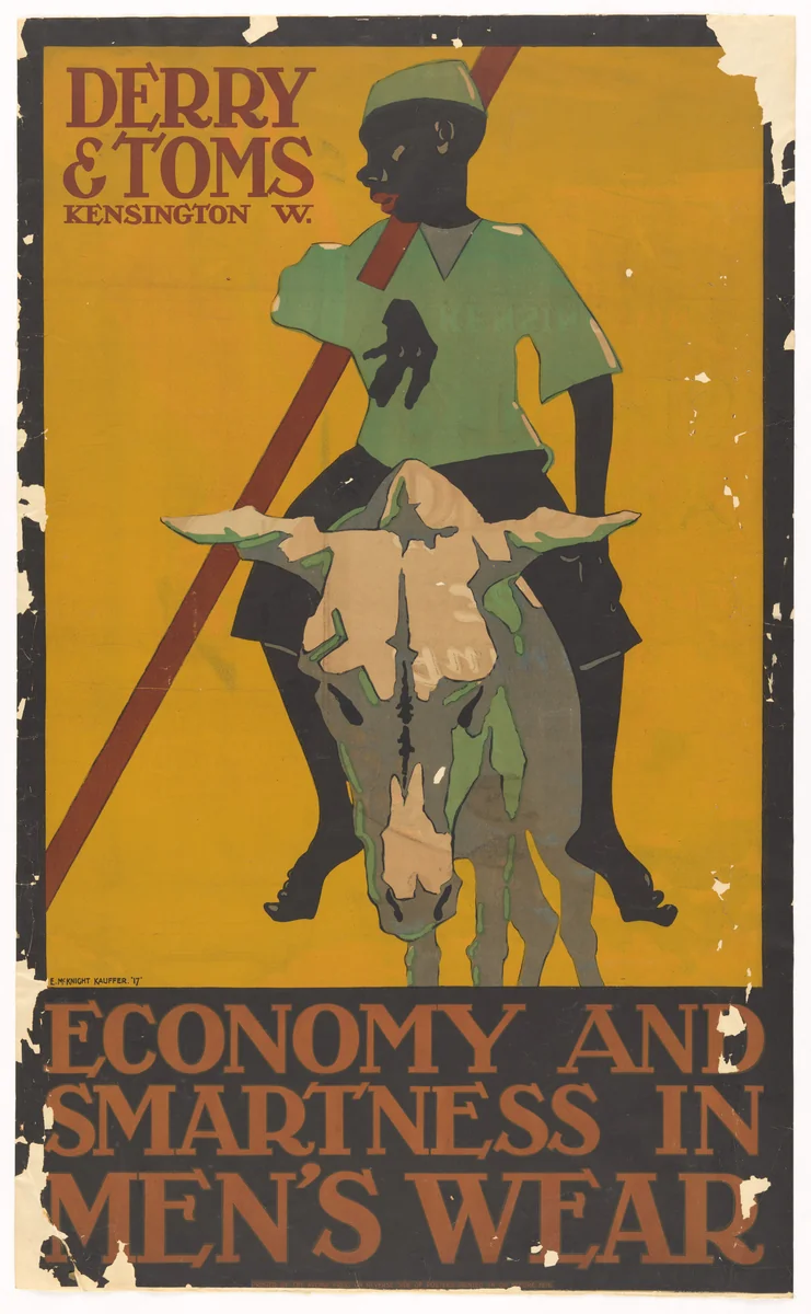 Derry and Toms - Economy and Smartness in Men's Wear by E. McKnight Kauffer, design, 1917