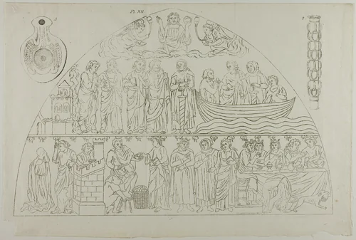 Three Images from Millin's Atlas, plate XII by Aubin-Louis Millin, print, 1807-1808