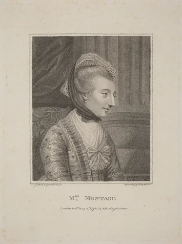 Mrs. Montague by Francesco Bartolozzi
Sir Joshua Reynolds, print, 1792