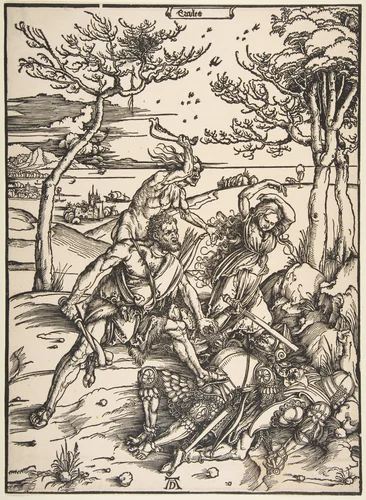 Hercules and Cacus by Albrecht Dürer, print, 1485-1528