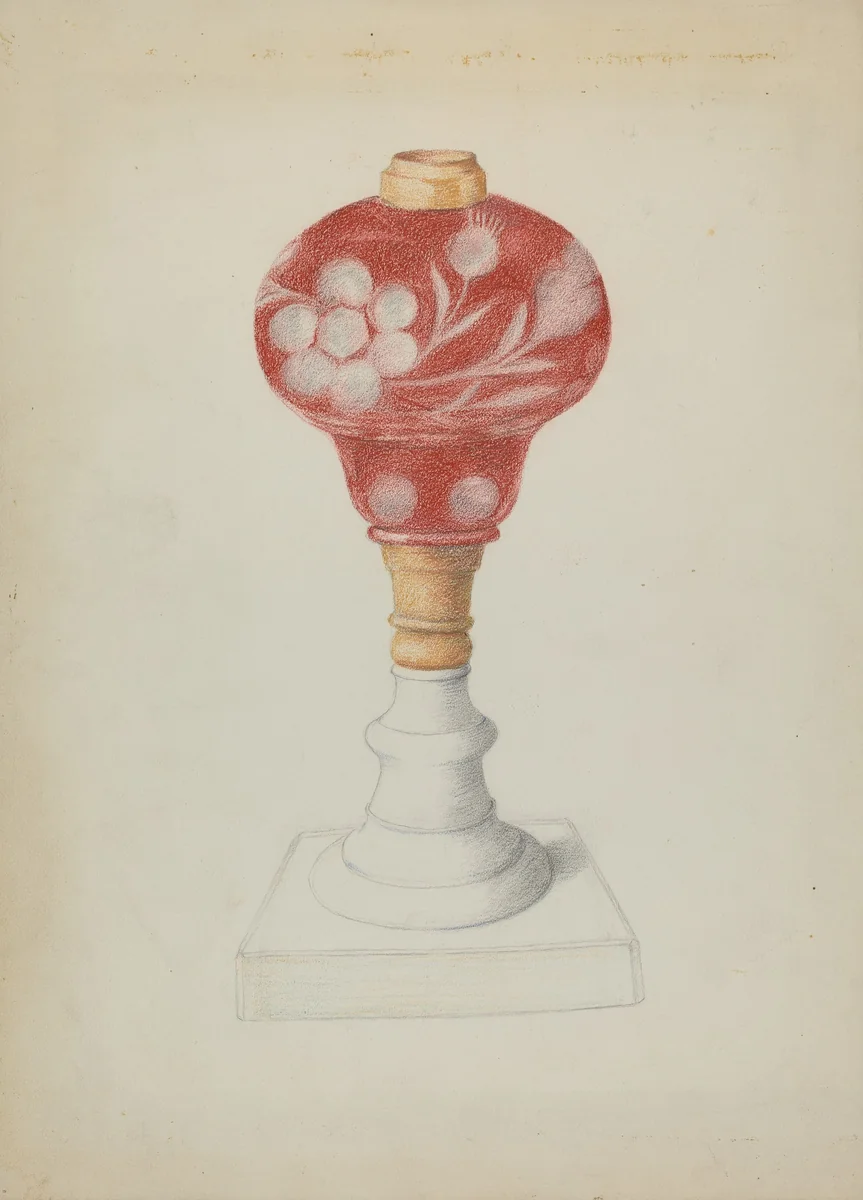 Lamps by Margaret Stottlemeyer, index of american design, 1936