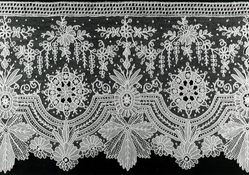 Border by Belgium, textile, 1875-1900
