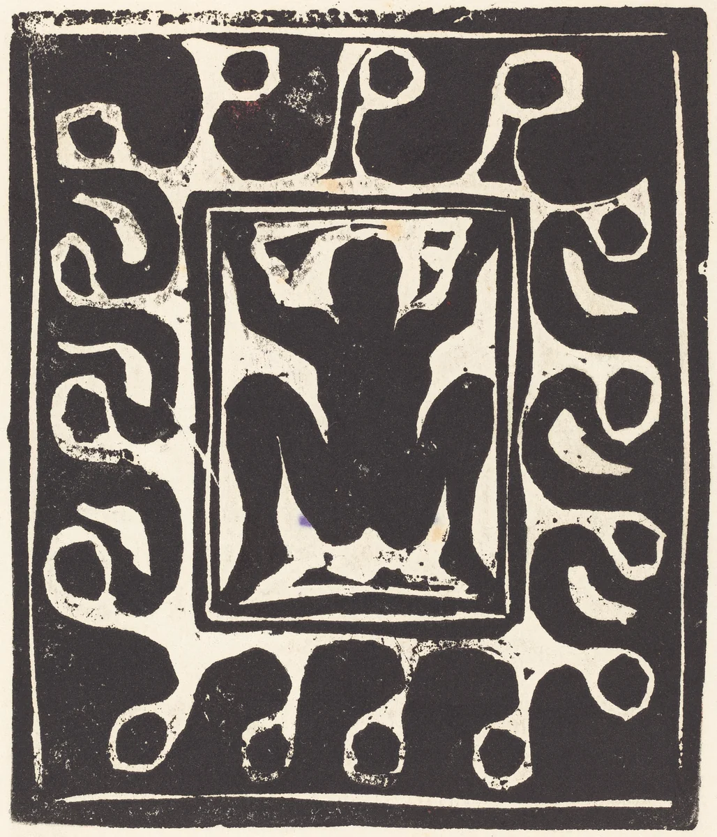 Nude Dancer by Ernst Ludwig Kirchner, print, 1906