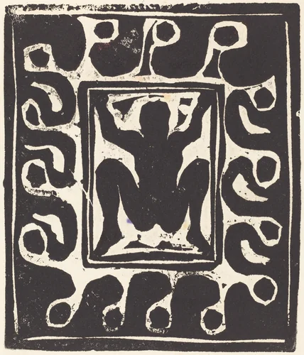 Nude Dancer by Ernst Ludwig Kirchner, print, 1906