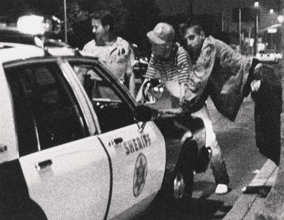 Busted by Jim Goldberg, photograph, 1989