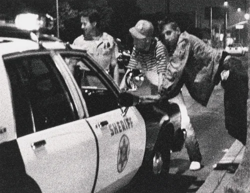 Busted by Jim Goldberg, photograph, 1989