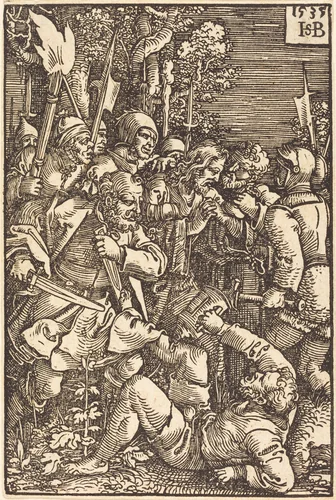 The Betrayal of Christ by Sebald Beham, print, 1535