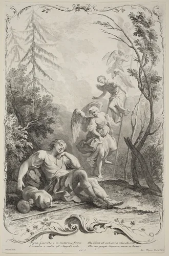 Jacob's Ladder by Joseph Wagner
Jacopo Amigoni, print, 1745