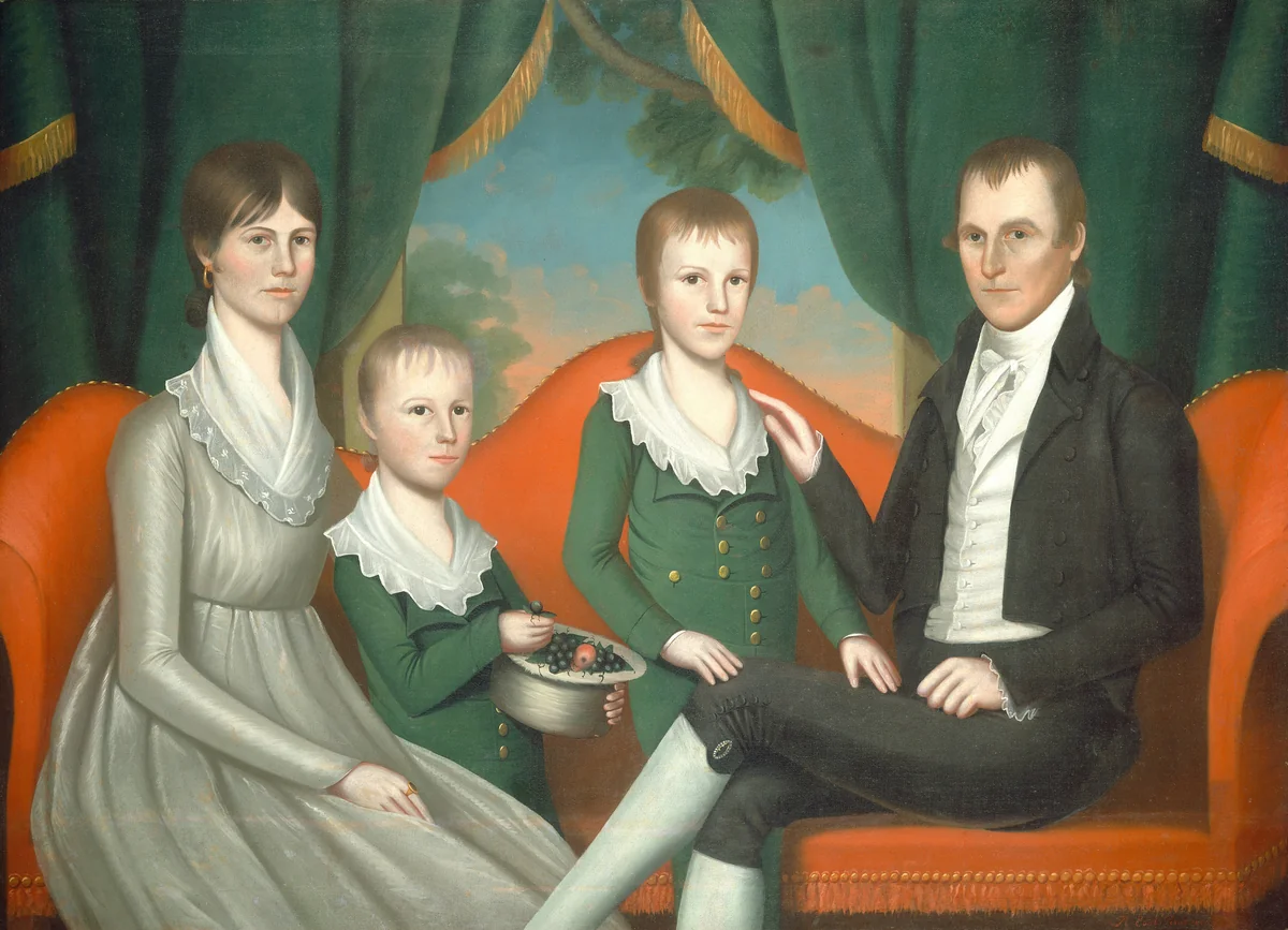 Family Portrait by Ralph Eleaser Whiteside Earl, painting, 1804