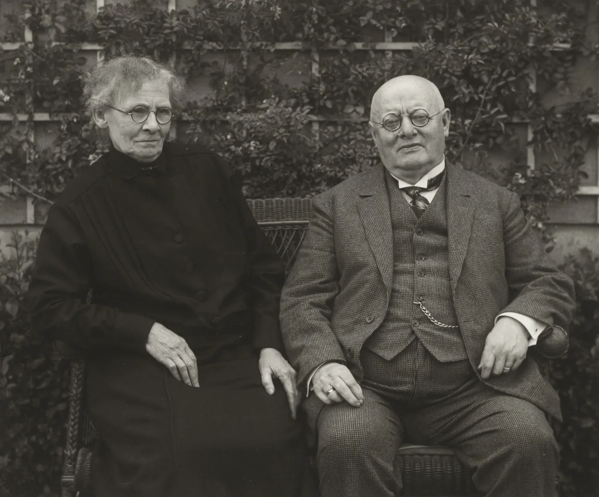 Middle-Class Couple, Monschau by August Sander, photograph, 1926