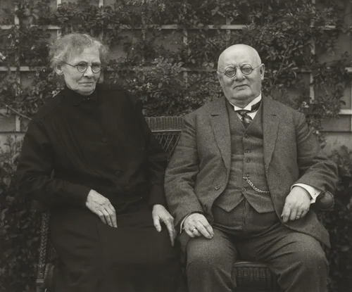 Middle-Class Couple, Monschau by August Sander, photograph, 1926