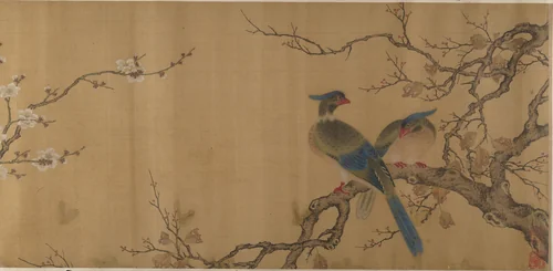 Birds on Branches by Unidentified Artist, painting, 1644-1911