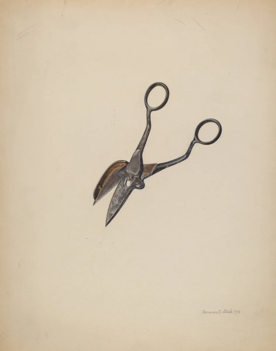 Wick Trimmer by Herman Stroh, index of american design, 1941