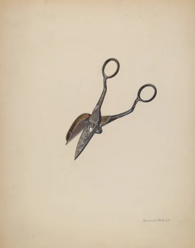 Wick Trimmer by Herman Stroh, index of american design, 1941