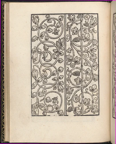 Page from Ein new kunstlich Modelbuch...(Page 15v) by Peter Quentel, book, 1544
