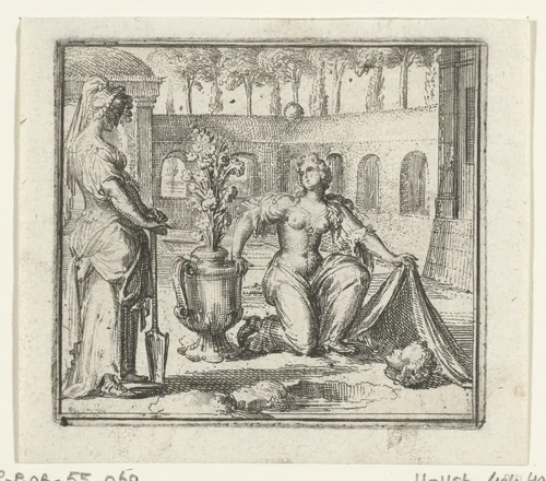 Illustratie voor de Decamerone van Boccaccio by Romeyn de Hooghe, print, 1697