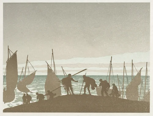 The Wandering Jew: The Fishermen by Henri Rivière, other, 1896